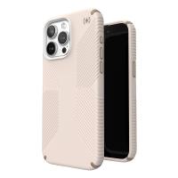 Speck Presidio2 Grip - Etui iPhone 15 Pro Max (Bleached Bone / Heirloom Gold / Hazel Brown)