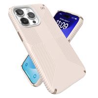 Speck Presidio2 Grip - Etui iPhone 15 Pro Max (Bleached Bone / Heirloom Gold / Hazel Brown)