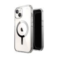 Speck Presidio Perfect-Clear MagSafe - Etui iPhone 16e / iPhone 15 / iPhone 14 / iPhone 13 (Clear / Chrome Finish / Serene Silver) Speck Presidio Perfect-Clear MagSafe - Etui iPhone 16e / iPhone 15 / iPhone 14 / iPhone 13 (Clear / Chrome Finish / Serene Silver)