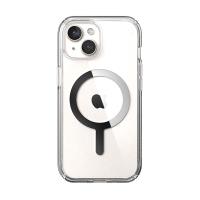 Speck Presidio Perfect-Clear MagSafe - Etui iPhone 16e / iPhone 15 / iPhone 14 / iPhone 13 (Clear / Chrome Finish / Serene Silver)