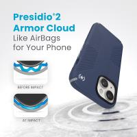 Speck Presidio2 Grip Magsafe - Etui iPhone 16e / iPhone 15 / iPhone 14 / iPhone 13 (Coastal Blue / Dust Grey / White)
