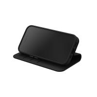 Moshi Overture MagSafe - Skórzane etui 3w1 z klapką iPhone 15 (Midnight Black)