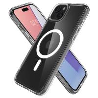 Spigen Ultra Hybrid Mag MagSafe - Etui do iPhone 15 (Biały)