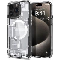 Spigen Ultra Hybrid Mag MagSafe - Etui do iPhone 15 Pro (Zero One White) Spigen Ultra Hybrid Mag MagSafe - Etui do iPhone 15 Pro (Zero One White)