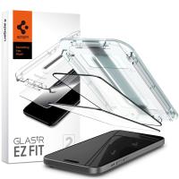 Spigen GLAS.TR EZ FIT FC 2-Pack - Szkło hartowane do iPhone 15 Plus 2 szt (Czarna ramka) Spigen GLAS.TR EZ FIT FC 2-Pack - Szkło hartowane do iPhone 15 Plus 2 szt (Czarna ramka)