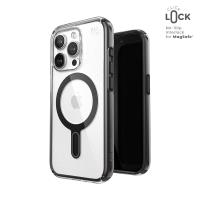 Speck Presidio Perfect-Clear ClickLock & MagSafe - Etui iPhone 15 Pro (Clear / Frosted Black / Slate Grey) Speck Presidio Perfect-Clear ClickLock & MagSafe - Etui iPhone 15 Pro (Clear / Frosted Black / Slate Grey)