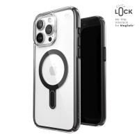 Speck Presidio Perfect-Clear ClickLock & MagSafe - Etui iPhone 15 Pro Max (Clear / Frosted Black / Slate Grey) Speck Presidio Perfect-Clear ClickLock & MagSafe - Etui iPhone 15 Pro Max (Clear / Frosted Black / Slate Grey)