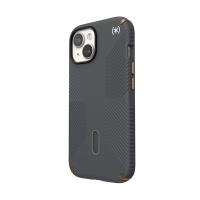 Speck Presidio2 Grip ClickLock & MagSafe - Etui iPhone 16e / iPhone 15 / iPhone 14 / iPhone 13 (Charcoal Grey / Cool Bronze)