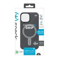 Speck Presidio2 Grip ClickLock & MagSafe - Etui iPhone 16e / iPhone 15 / iPhone 14 / iPhone 13 (Charcoal Grey / Cool Bronze)