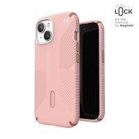 Speck Presidio2 Grip ClickLock & MagSafe - Etui iPhone 15 / iPhone 14 / iPhone 13 (Dahlia Pink / Rose Copper)