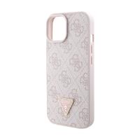 Guess Crossbody 4G Metal Logo - Etui iPhone 15 Plus (różowy)