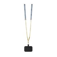 Guess Crossbody 4G Metal Logo - Etui iPhone 15 Pro Max (niebieski)