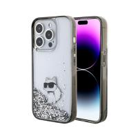 Karl Lagerfeld Liquid Glitter Choupette - Etui iPhone 15 Pro (przezroczysty) Karl Lagerfeld Liquid Glitter Choupette - Etui iPhone 15 Pro (przezroczysty)