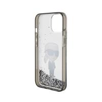 Karl Lagerfeld Liquid Glitter Ikonik - Etui iPhone 15 (przezroczysty)