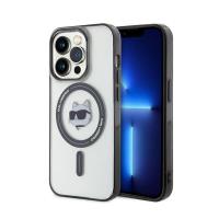 Karl Lagerfeld IML Choupette Head MagSafe - Etui iPhone 15 Pro Max (przezroczysty) Karl Lagerfeld IML Choupette Head MagSafe - Etui iPhone 15 Pro Max (przezroczysty)