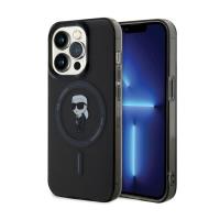 Karl Lagerfeld IML Ikonik MagSafe - Etui iPhone 15 Pro Max (czarny) Karl Lagerfeld IML Ikonik MagSafe - Etui iPhone 15 Pro Max (czarny)