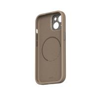 Moshi Napa MagSafe - Skórzane etui iPhone 15 (Woodsmoke Brown)