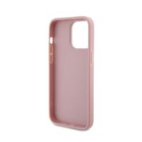 Guess Glitter Script Big 4G - Etui iPhone 15 Pro Max (różowy)
