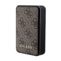Guess 4G Leather Metal Logo - Power Bank 10000 mAh 18W (brązowy) Guess 4G Leather Metal Logo - Power Bank 10000 mAh 18W (brązowy)