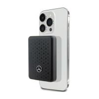 Mercedes Stars Pattern MagSafe - Power Bank indukcyjny 3000 mAh 5W MagSafe (czarny)