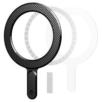 Spigen OneTap Ring Magnetic MagSafe Plate - Uniwersalny pierścień magnetyczny na etui / smartfona (Carbon)