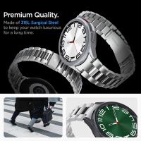 Spigen Modern Fit Band - Bransoleta do Samsung Galaxy Watch 6 Classic 47 mm (Srebrny)