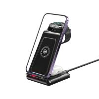 WEKOME WP-U168 Pop Digital Series - Ładowarka bezprzewodowa 3w1 do iPhone, AirPods i Apple Watch (Czarny) WEKOME WP-U168 Pop Digital Series - Ładowarka bezprzewodowa 3w1 do iPhone, AirPods i Apple Watch (Czarny)