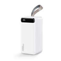 WEKOME WP-283 Minre Series - Power bank 50000 mAh Fast Charging 2x USB-A 10W + latarka LED (Biały)