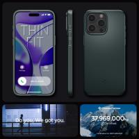 Spigen Thin Fit - Etui do iPhone 15 Pro (Zielony)