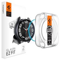 Spigen GLAS.TR EZ FIT 2-Pack - Szkło hartowane do Samsung Galaxy Watch 6 Classic 43 mm (2 szt) Spigen GLAS.TR EZ FIT 2-Pack - Szkło hartowane do Samsung Galaxy Watch 6 Classic 43 mm (2 szt)
