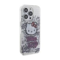 Hello Kitty IML Kitty On Bricks Graffiti - Etui iPhone 15 Pro Max (biały)