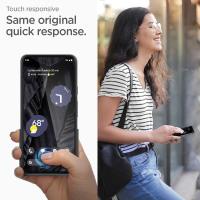 Spigen Alm Glass FC - Szkło hartowane do Google Pixel 8 (Czarna ramka)