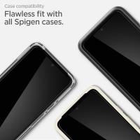 Spigen Alm Glass FC - Szkło hartowane do Google Pixel 8 (Czarna ramka)