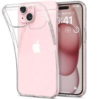 Spigen Liquid Crystal Glitter - Etui do iPhone 15 (Przezroczysty) Spigen Liquid Crystal Glitter - Etui do iPhone 15 (Przezroczysty)
