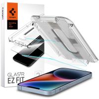 Spigen GLAS.TR EZ FIT 2-Pack - Szkło hartowane do iPhone 16e / iPhone 14 / iPhone 13 Pro / iPhone 13 2 szt Spigen GLAS.TR EZ FIT 2-Pack - Szkło hartowane do iPhone 16e / iPhone 14 / iPhone 13 Pro / iPhone 13 2 szt