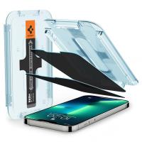 Spigen GLAS.TR EZ FIT Privacy 2-Pack - Szkło hartowane z filtrem prywatyzującym do iPhone 16e / iPhone 14 / iPhone 13 Pro / iPhone 13 2 szt