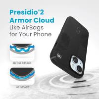 Speck Presidio2 Grip ClickLock & MagSafe - Etui iPhone 16e / iPhone 15 / iPhone 14 / iPhone 13 (Black)
