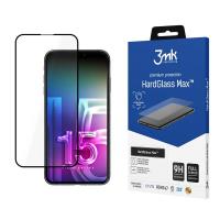 3mk HardGlass Max - Szkło hartowane do iPhone 15 (Czarny) 3mk HardGlass Max - Szkło hartowane do iPhone 15 (Czarny)