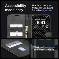 Spigen Wallet S Pro - Etui do iPhone 15 Pro Max (Czarny)