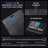 Spigen Wallet S Pro - Etui do iPhone 15 Pro Max (Czarny)