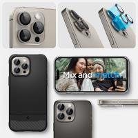 Spigen Optik Pro GLAS.TR EZ Fit Camera Protector 2-Pack - Szkło ochronne na obiektyw do iPhone 15 Pro / 15 Pro Max / iPhone 14 Pro / 14 Pro Max (2 szt) (Natural Titanium)