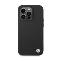 BMW Silicone Metal Logo - Etui iPhone 15 Pro (czarny)