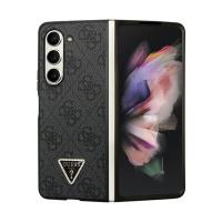 Guess Leather 4G Diamond Triangle - Etui Samsung Z Fold 5 (czarny) Guess Leather 4G Diamond Triangle - Etui Samsung Z Fold 5 (czarny)