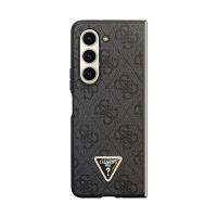 Guess Leather 4G Diamond Triangle - Etui Samsung Z Fold 5 (czarny)
