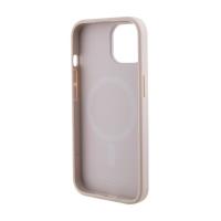 Guess Saffiano MagSafe - Etui iPhone 15 Plus (różowy)