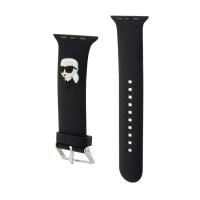 Karl Lagerfeld 3D Rubber Karl Head NFT - Pasek do Apple Watch 38/40/41 mm (czarny)