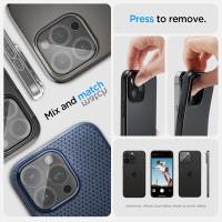 Spigen Optik.TR Camera Protector - Szkło ochronne na obiektyw do iPhone 15 Pro / 15 Pro Max / iPhone 14 Pro / 14 Pro Max (2 szt) (Przezroczysty)