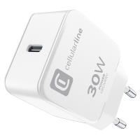 Cellularline The One - Ładowarka sieciowa USB-C Power Delivery 30W (biały) Cellularline The One - Ładowarka sieciowa USB-C Power Delivery 30W (biały)