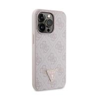 Guess Crossbody 4G Metal Logo - Etui iPhone 13 Pro (różowy)