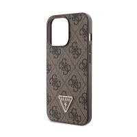 Guess Crossbody 4G Metal Logo - Etui iPhone 13 Pro (brązowy)